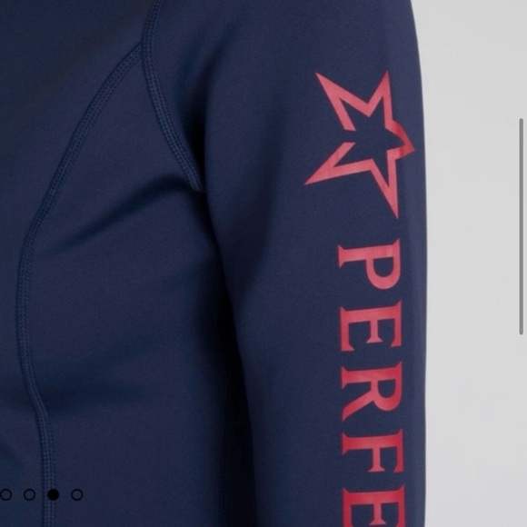 Perfect Moment - PM Set - Long sleeve & bikini - Navy w/ Red - Both Size S - Picture 4 of 15